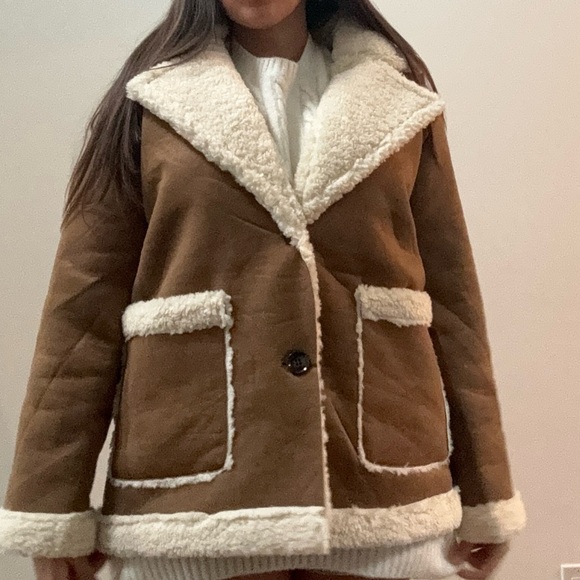 Princess Polly Marysville Faux Fur Oversized Jacket - New with tags - Picture 4 of 5